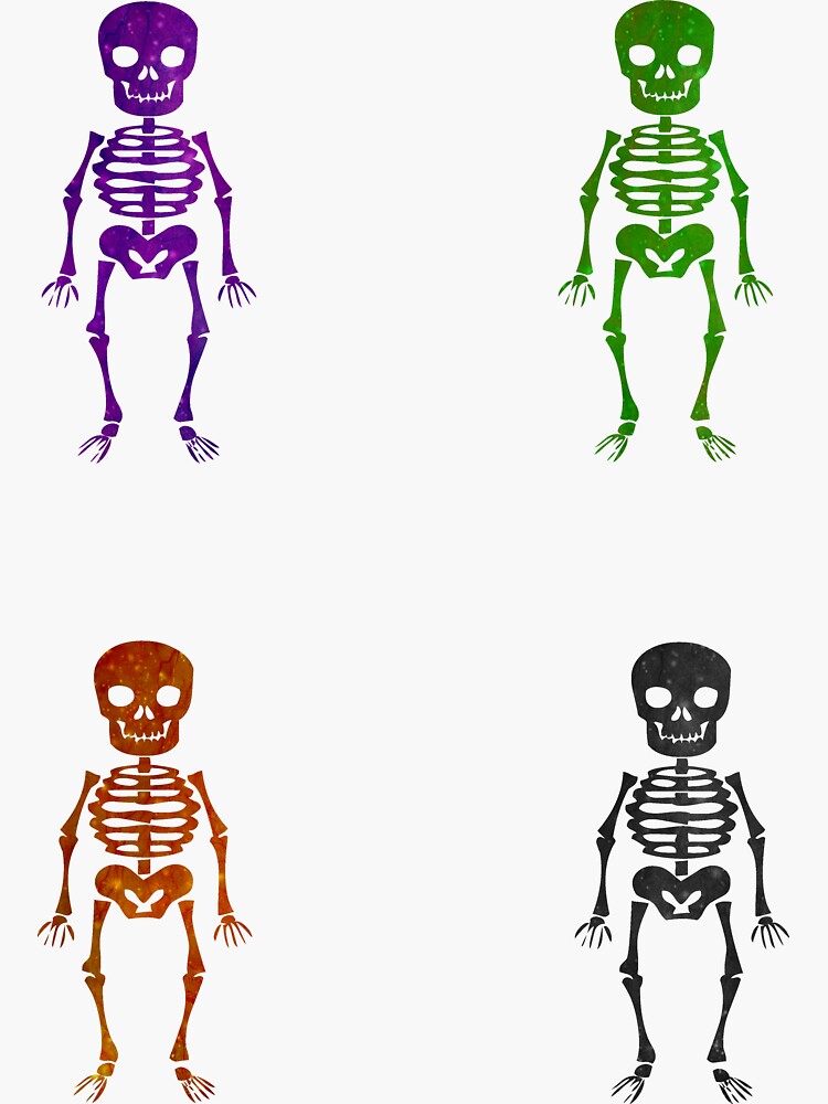 "skeleton Stickers" Sticker For Sale By MikeDece | Redbubble