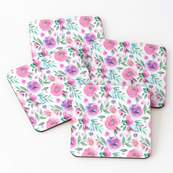 Item preview, Pastel floral abstract pattern designed and sold by Mirarima.
