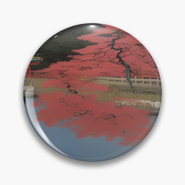Item preview, Japanese Temple designed and sold by ArtForYouMyMan.