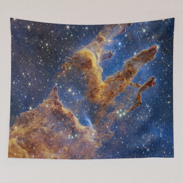 Item preview, Pillars of Creation - M16 (NIRCam Compass Image) designed and sold by NTxPhotography.