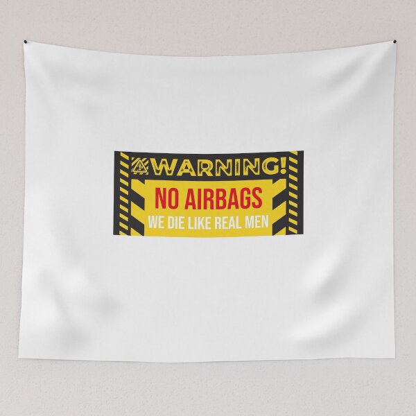 Item preview, No Airbags We Die Linke Real Men designed and sold by Freddy501  ⭐⭐⭐⭐⭐.