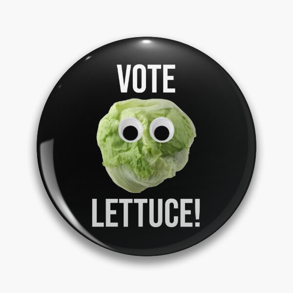 Item preview, Vote Lettuce Funny Prime Minister Joke Design designed and sold by JackCurtis1991.