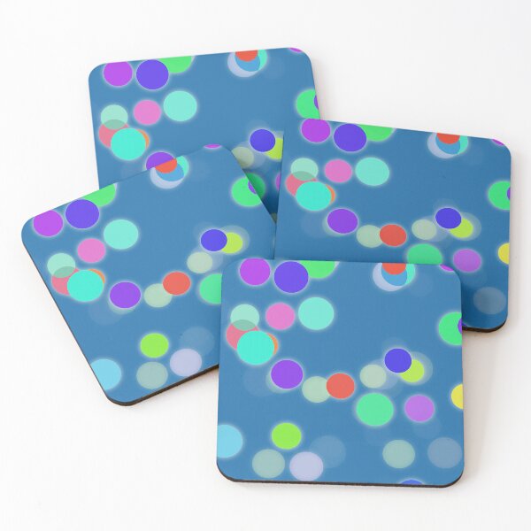 Item preview, Glowing Circles on Blue designed and sold by designs-by-ann.