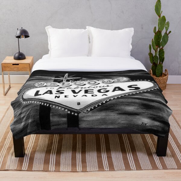 Item preview, Welcome to Las Vegas, Las Vegas, Las Vegas Sign, Fabulous Las Vegas, Neon Las Vegas, Black and White Las Vegas Sign designed and sold by Nostrathomas66.