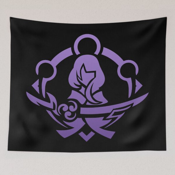 Item preview, Raiden Shogun logo -  Genshin Impact designed and sold by damomonkey.