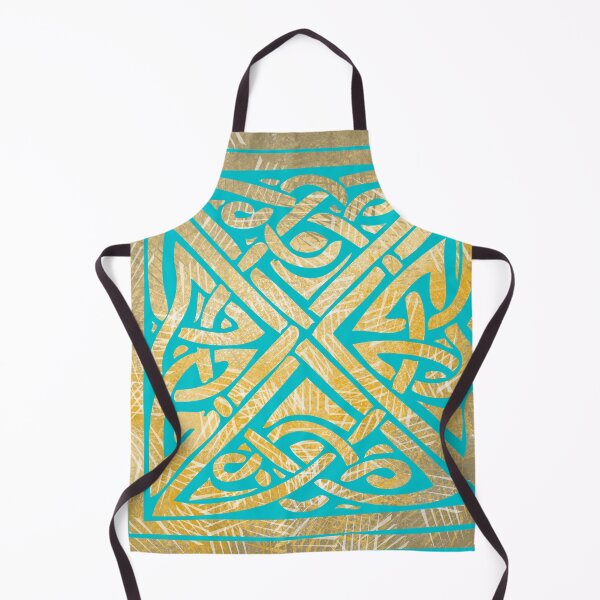 Item preview, Celtic Pattern 5 Aqua Marine Lines - Throw Pillows and Prints.  designed and sold by ScatterHub.