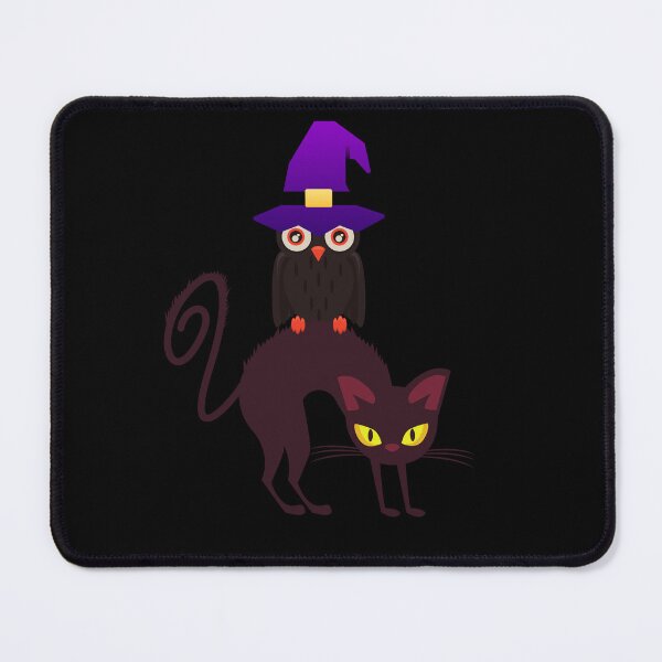 Artikelvorschau, Eine Katze und eine magische Stimmung einer Eule entworfen und verkauft von Nexavri Art.