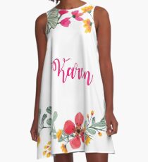 Personalised for Karen A-Line Dress