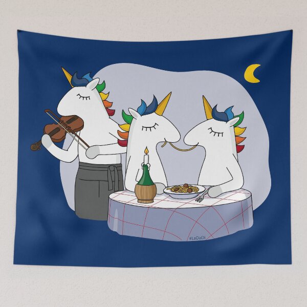 Item preview, romance unicorn designed and sold by LaDaDi.