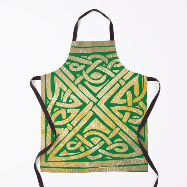 Item preview, Celtic Pattern 6 Green Lines - Throw Pillows and Prints.  designed and sold by ScatterHub.