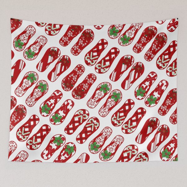 Item preview, Cute Flip Flops Holiday Pattern designed and sold by oursunnycdays.