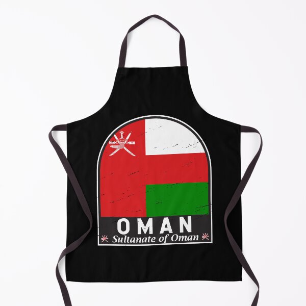 Item preview, Oman Flag Emblem Distressed Vintage designed and sold by KrisSidDesigns.