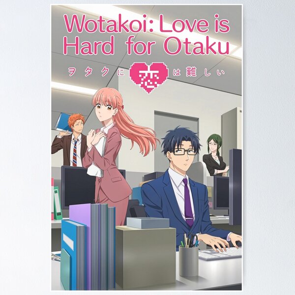 ANIME WOTAKOI  Poster for Sale by XStyleAesthetie