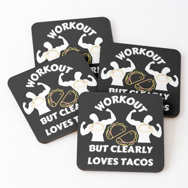 Item preview, Workout But Clearly Loves Tacos designed and sold by NikkosDesigns.