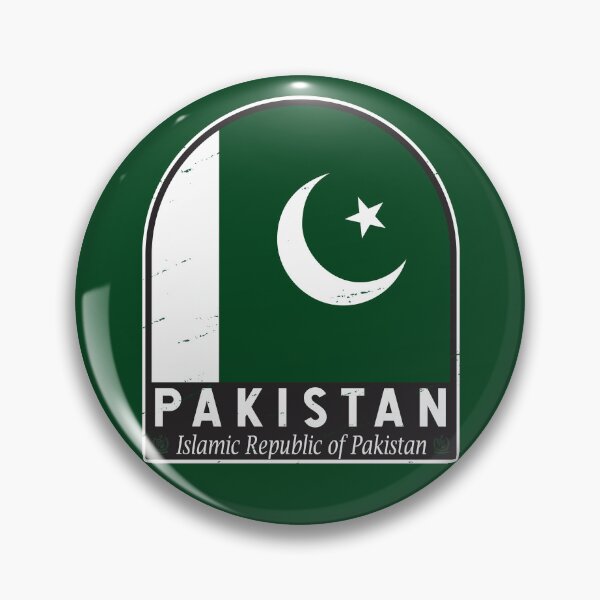Item preview, Pakistan Flag Emblem Distressed Vintage designed and sold by KrisSidDesigns.