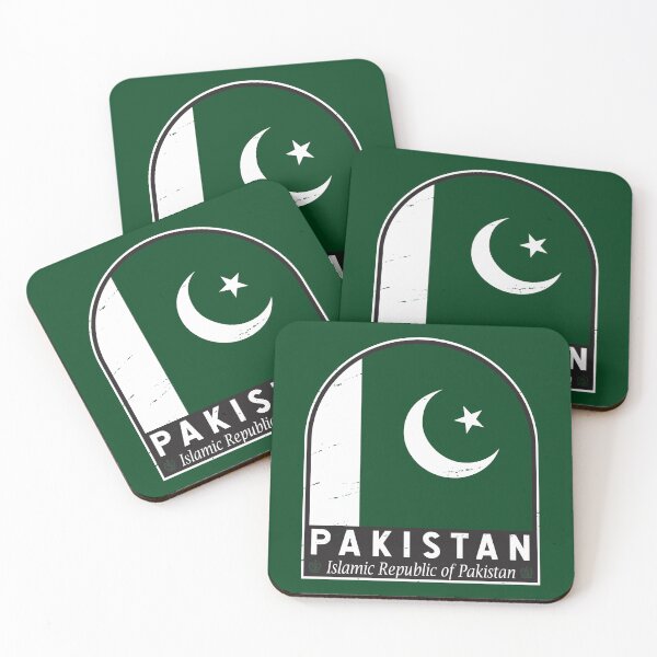 Item preview, Pakistan Flag Emblem Distressed Vintage designed and sold by KrisSidDesigns.