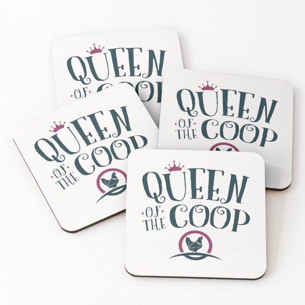 Item preview, Queen of the Coop Chicken Farmer Women Ladies designed and sold by jaygo.