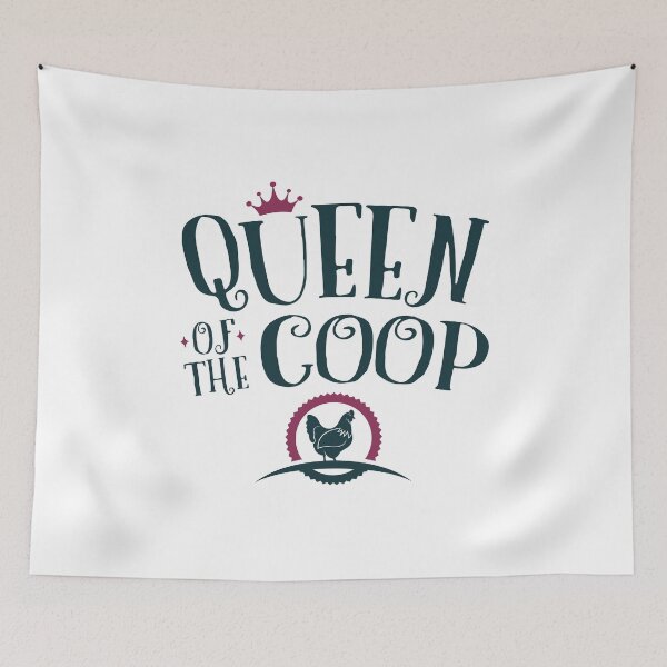 Item preview, Queen of the Coop Chicken Farmer Women Ladies designed and sold by jaygo.