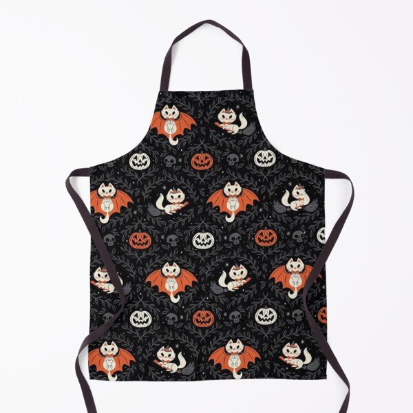 Item preview, Halloween Cats Background Pattern designed and sold by NatiiHerre.
