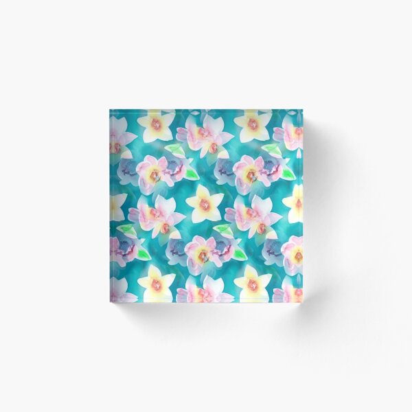 Item preview, Patrón abstracto floral pastel designed and sold by Mirarima.