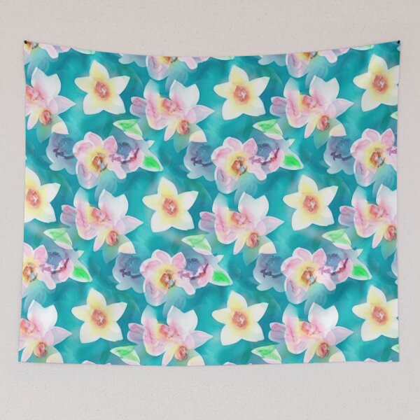 Item preview, Pastel floral abstract pattern designed and sold by Mirarima.