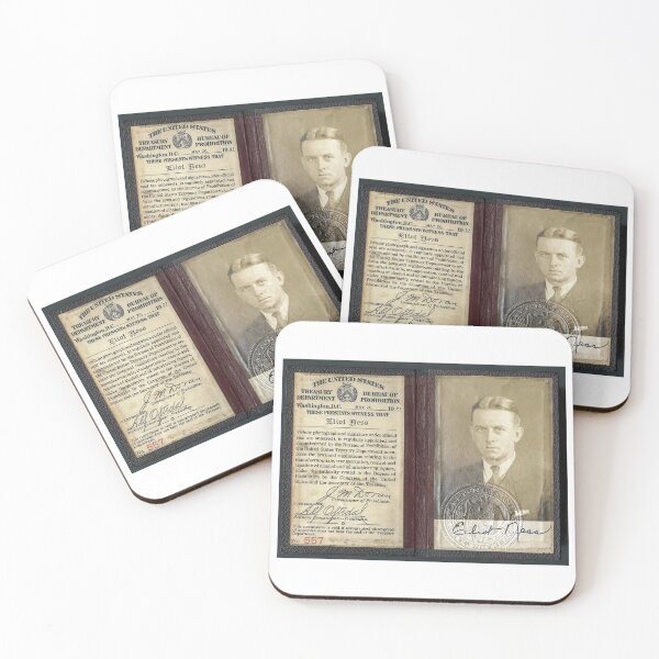 Item preview, Eliot Ness United States Prohibition Agent Credentials 1927 designed and sold by Daniel Hagerman.