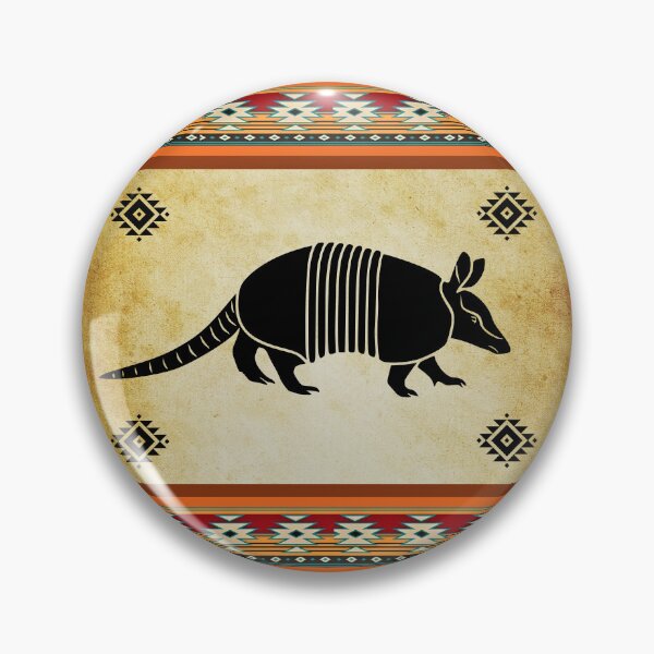 Item preview, Western Armadillo Pattern With Native American Tribal Design   designed and sold by handsoftime2020.