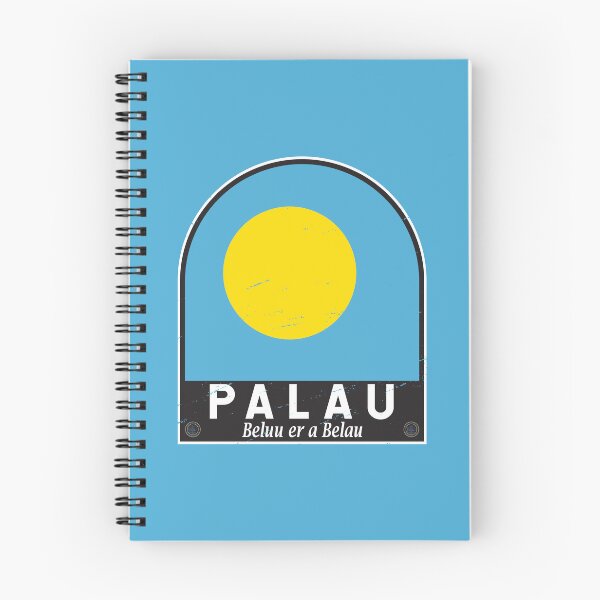 Item preview, Palau Flag Emblem Distressed Vintage designed and sold by KrisSidDesigns.