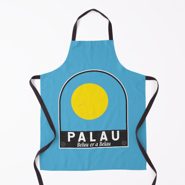 Item preview, Palau Flag Emblem Distressed Vintage designed and sold by KrisSidDesigns.