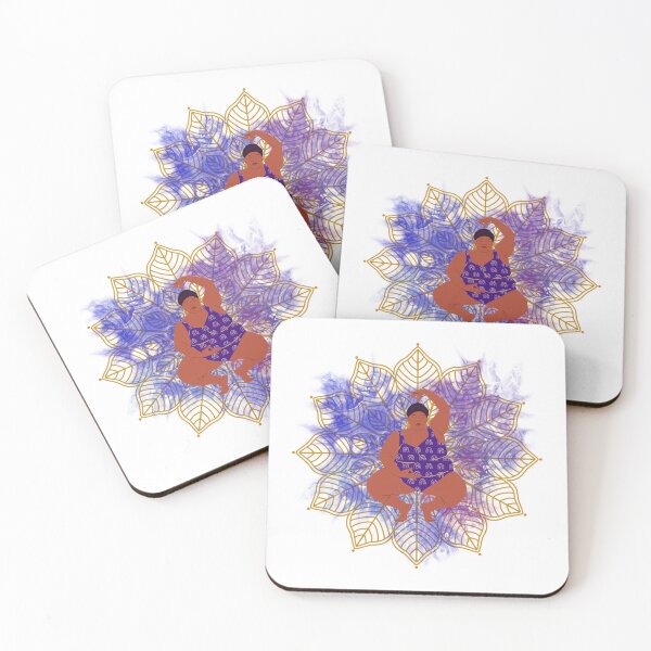 Item preview, Wide Squat Pose Mandala - Yoga Pose designed and sold by MindedInc.