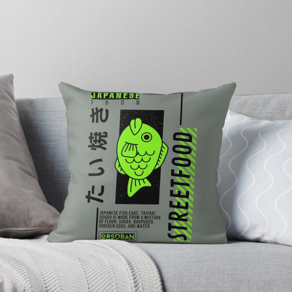 Item preview, Taiyaki streetfood ( black green) - orsuban designed and sold by ORSUBAN.