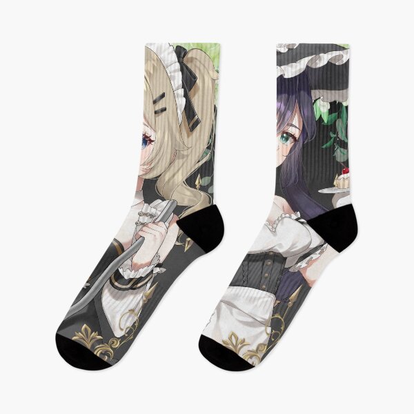 Item preview, Maid Venti, Barbara, Mona and Lumine Genshin Impact designed and sold by genshinwaifus.