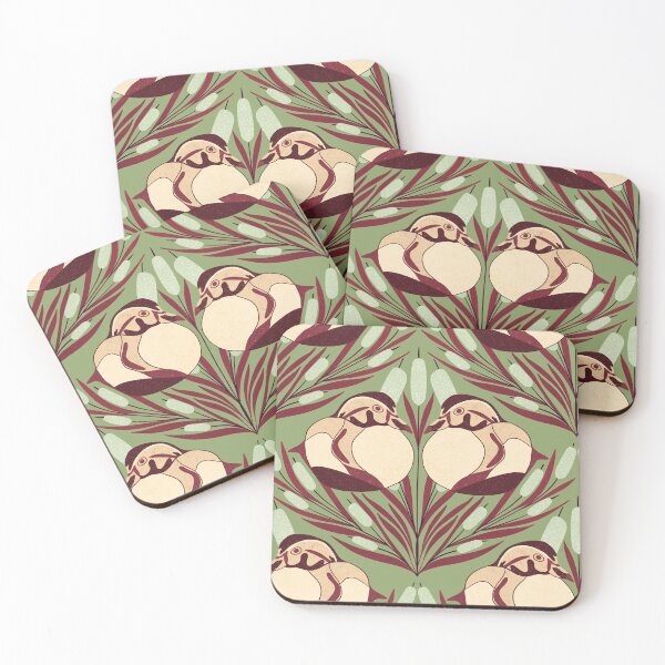 Item preview, Ducks and water plants  designed and sold by IBiancs.