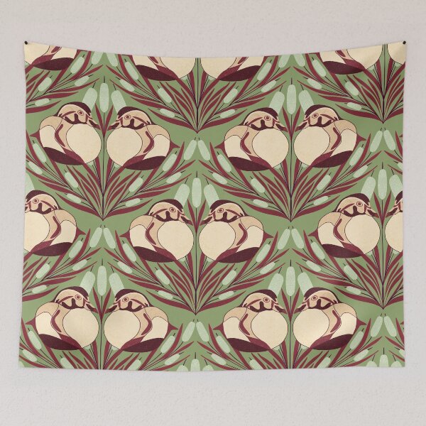Item preview, Ducks and water plants  designed and sold by IBiancs.