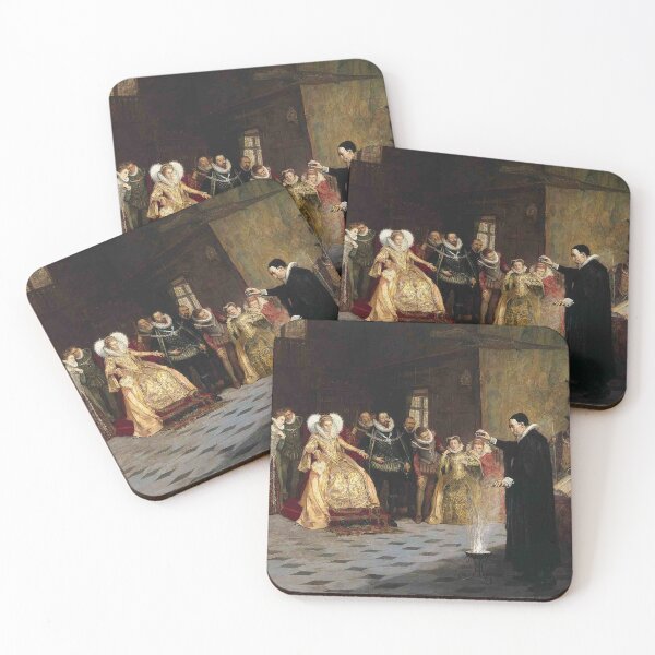 Item preview,  John Dee performing an experiment before Queen Elizabeth I - Glindoni designed and sold by Vintage Designs +.