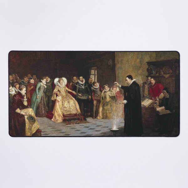 Item preview,  John Dee performing an experiment before Queen Elizabeth I - Glindoni designed and sold by Vintage Designs +.