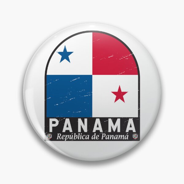 Item preview, Panama Flag Emblem Distressed Vintage designed and sold by KrisSidDesigns.