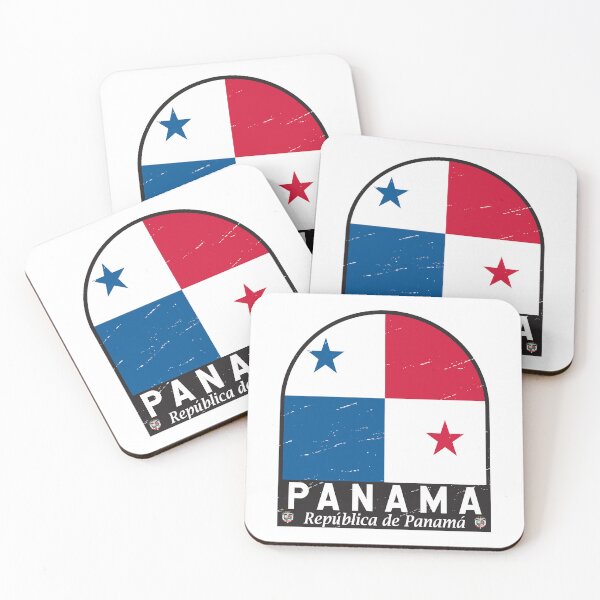 Item preview, Panama Flag Emblem Distressed Vintage designed and sold by KrisSidDesigns.