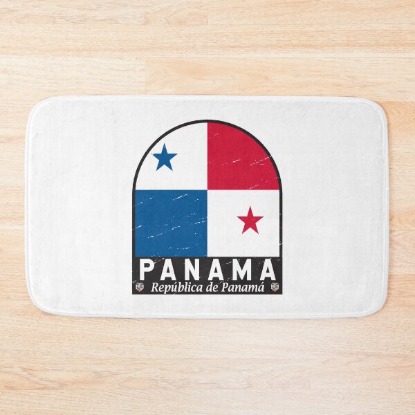 Item preview, Panama Flag Emblem Distressed Vintage designed and sold by KrisSidDesigns.