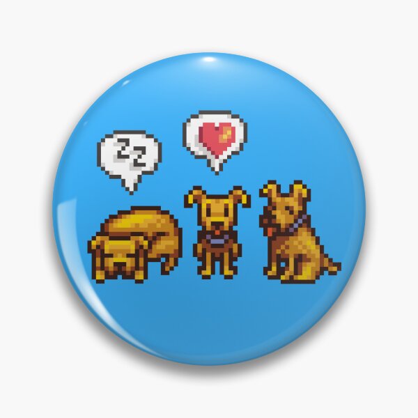 Item preview, Stardew Valley Dogs Blue Collar designed and sold by aiya-pixels.