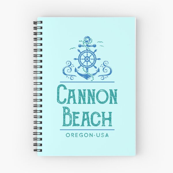 Item preview, Cannon Beach Oregon Vintage Nautical Design designed and sold by Futurebeachbum.