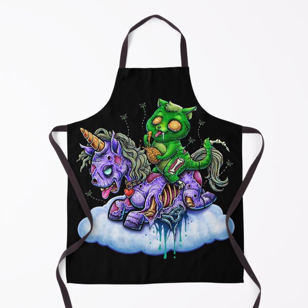 Item preview, Zombie Cat Riding Unicorn designed and sold by lillyrise.