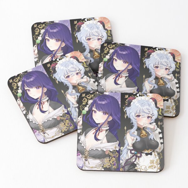 Item preview, Maid Yae Miko, Riaden, Ganyu y Keqing Genshin Impact designed and sold by genshinwaifus.