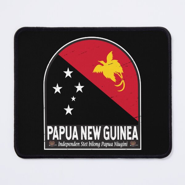 Item preview, Papua New Guinea Flag Emblem Distressed Vintage designed and sold by KrisSidDesigns.
