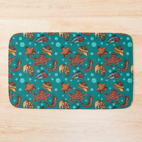 Item preview, Cowboy Sea Creature Pattern  designed and sold by Larissa Darrah.