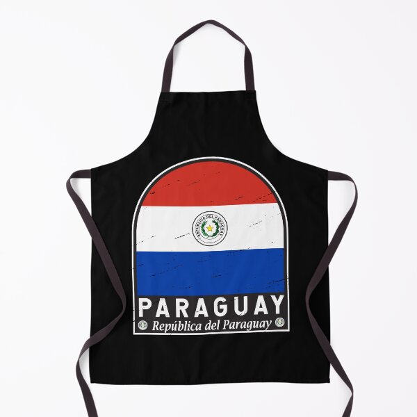 Item preview, Paraguay Flag Emblem Distressed Vintage designed and sold by KrisSidDesigns.