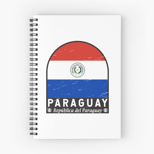 Item preview, Paraguay Flag Emblem Distressed Vintage designed and sold by KrisSidDesigns.