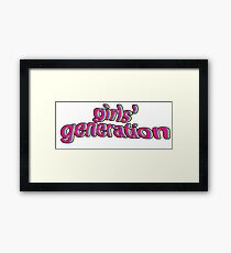 girls' generation kpop snsd Framed Print
