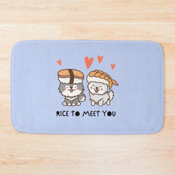 Item preview, Kwaii Funny Sushi - Japanese Food - Rice To Meet You designed and sold by tnwbank.