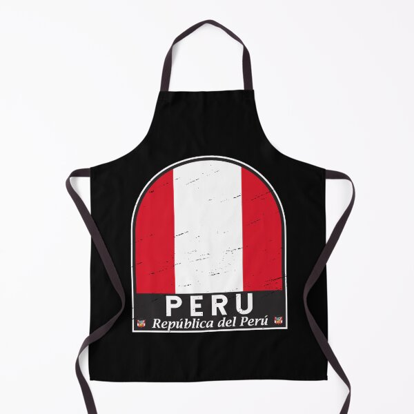 Item preview, Peru Flag Emblem Distressed Vintage designed and sold by KrisSidDesigns.